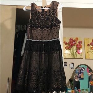 black laced dress